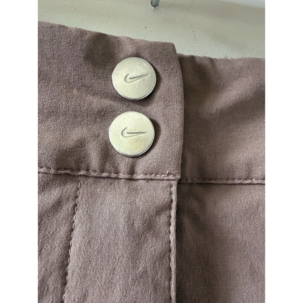 Nike Golf Skort Womens 4 Brown Fit Dry Stretch Pockets Knee Length Athletic